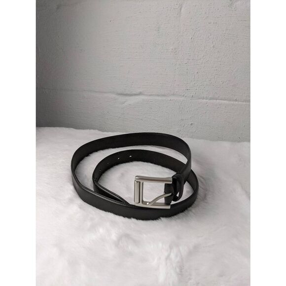 Polo Ralph Lauren Men's Black‎ Genuine Leather Dress Belt Size 38/95 - Picture 1 of 8